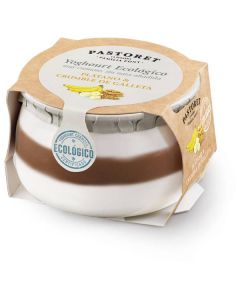 Jogurts BIO ar banāniem/cepumiem