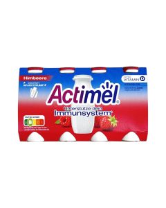 Jogurta dzēriens aveņu 8x100g