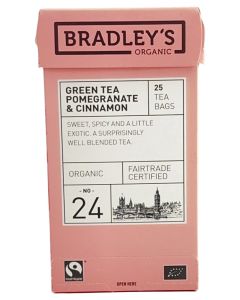 Tēja zaļā BIO granātāb. Kanēļa, 25 pac.
