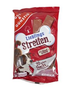 Gardumi suņiem plāksnītes ar liellopa gaļu