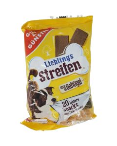 Gardumi suņiem plāksnītes ar mājputnu gaļu